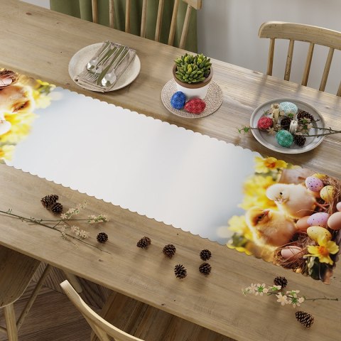 KURCZAKI WIELKANOCNE Bieżnik NINA WODOODPORNA, 38x140cm, kolor 001 PWI221/KSP/C01/038140/1 KURCZAKI WIELKANOCNE Bieżnik NINA WODOODPORNA, 38x140cm, kolor 001 PWI221/KSP/C01/038140/1