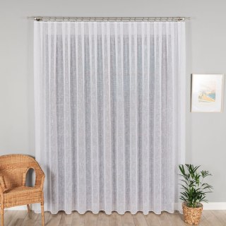 Firanka fantazyjna z ołowianką, wysokość 320 cm, kolor 001 biały 021133/OLO/001/000320/1