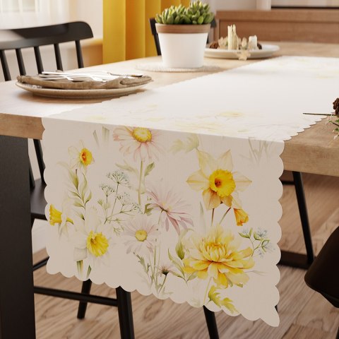 WIOSENNA POLANA Bieżnik NINA WODOODPORNA, 38x140cm, kolor 001 żółty P00208/KSP/C01/038140/1 WIOSENNA POLANA Bieżnik NINA WODOODPORNA, 38x140cm, kolor 001 żółty P00208/KSP/C01/038140/1