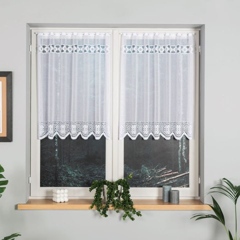 Zazdrostka żakardowa, wysokość 90cm, kolor 001 biały 779040/000/001/000090/1 Zazdrostka żakardowa, wysokość 90cm, kolor 001 biały 779040/000/001/000090/1