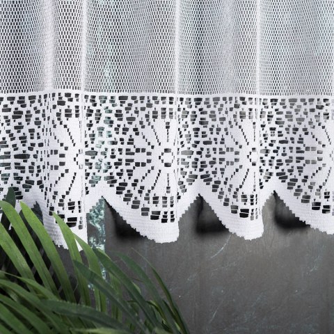 Zazdrostka żakardowa, wysokość 90cm, kolor 001 biały 779040/000/001/000090/1 Zazdrostka żakardowa, wysokość 90cm, kolor 001 biały 779040/000/001/000090/1