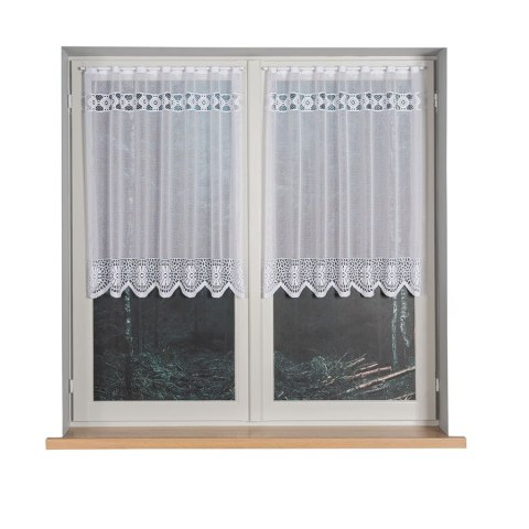 Zazdrostka żakardowa, wysokość 90cm, kolor 001 biały 779040/000/001/000090/1 Zazdrostka żakardowa, wysokość 90cm, kolor 001 biały 779040/000/001/000090/1