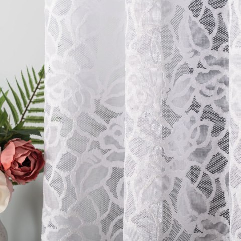 Firanka żakardowa ze wzorem po całości, wysokość 150cm, kolor 001 biały 351560/000/001/000150/1 Firanka żakardowa ze wzorem po całości, wysokość 150cm, kolor 001 biały 351560/000/001/000150/1