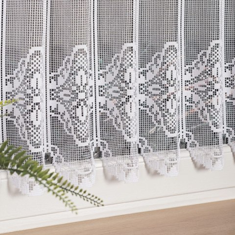 Zazdrostka żakardowa panelowa, wysokość 70cm, kolor 001 biały 357630/000/001/000070/1 Zazdrostka żakardowa panelowa, wysokość 70cm, kolor 001 biały 357630/000/001/000070/1
