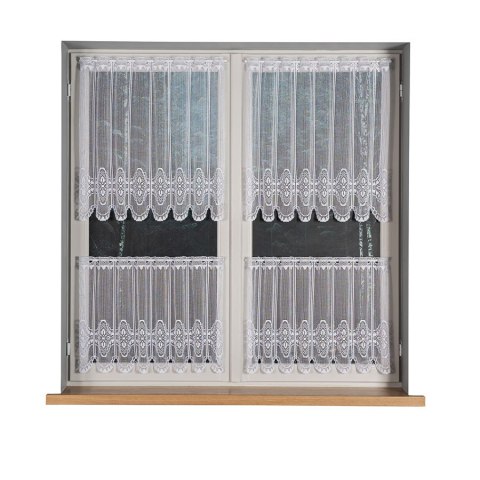 Zazdrostka żakardowa panelowa, wysokość 70cm, kolor 001 biały 357630/000/001/000070/1 Zazdrostka żakardowa panelowa, wysokość 70cm, kolor 001 biały 357630/000/001/000070/1