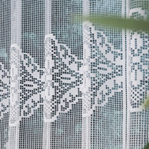 Zazdrostka żakardowa panelowa, wysokość 90cm, kolor 001 biały 357630/000/001/000090/1 Zazdrostka żakardowa panelowa, wysokość 90cm, kolor 001 biały 357630/000/001/000090/1