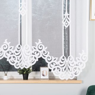 Panel żakardowy gotowy ARALIA 160x180 cm kolor biały