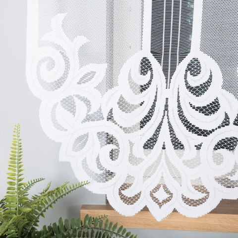 Panel żakardowy gotowy ARALIA 160x180 cm kolor biały