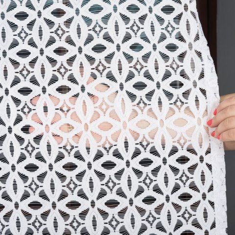 Firanka żakardowa 018869 wysokość 250 cm kolor biały Firanka żakardowa 018869 wysokość 250 cm kolor biały