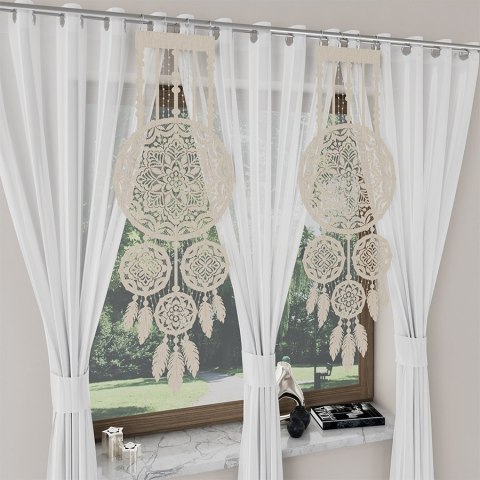 Panel żakardowy gotowy LEA 130x45 cm kolor naturalny Panel żakardowy gotowy LEA 130x45 cm kolor naturalny