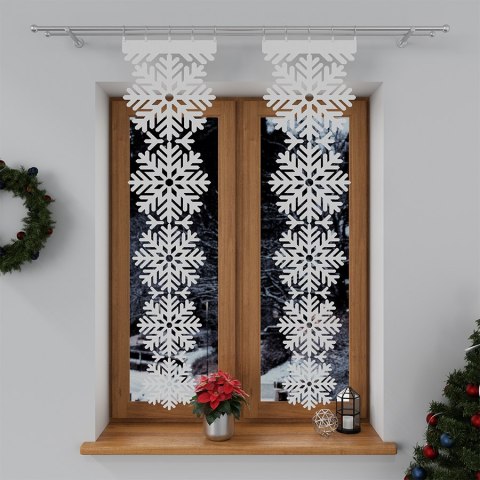 ŚNIEŻYNKA Panel żakardowy gotowy, krawat świąteczny, szerokość 37 x wysokość 145cm, kolor 001 biały BN1453/PBL/001/037145/1 ŚNIEŻYNKA Panel żakardowy gotowy, krawat świąteczny, szerokość 37 x wysokość 145cm, kolor 001 biały BN1453/PBL/001/037145/1