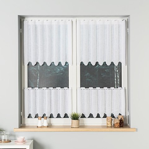 Zazdrostka fantazyjna panelowa 028824 wysokość 60 cm kolor biały Zazdrostka fantazyjna panelowa 028824 wysokość 60 cm kolor biały