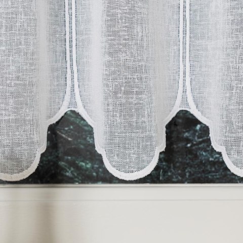 Zazdrostka fantazyjna panelowa 028824 wysokość 60 cm kolor biały Zazdrostka fantazyjna panelowa 028824 wysokość 60 cm kolor biały