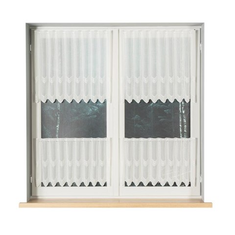 Zazdrostka haftowana panelowa 017499 wysokość 60 cm kolor kremowy Zazdrostka haftowana panelowa 017499 wysokość 60 cm kolor kremowy