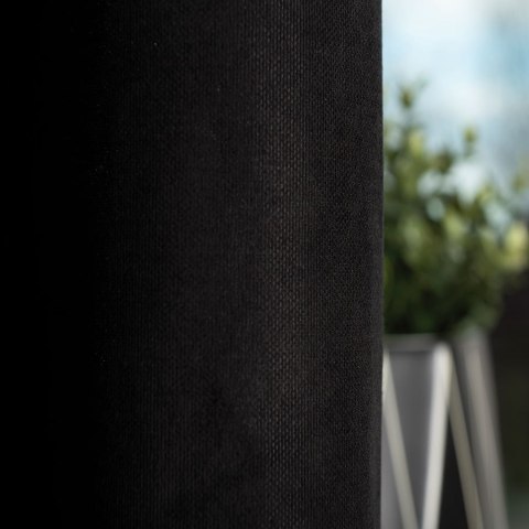 MILAS SOFT Zasłona gotowa na przelotkach, szerokość 140cm x wysokość 250cm, kolor 039 czarny MILAS1/ZGP/039/140250/1 MILAS SOFT Zasłona gotowa na przelotkach, szerokość 140cm x wysokość 250cm, kolor 039 czarny MILAS1/ZGP/039/140250/1