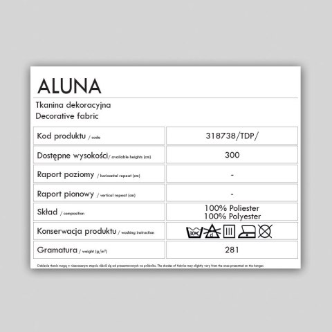 ALUNA(318738) Próbnik 318738/PRO/000/000000/1 ALUNA(318738) Próbnik 318738/PRO/000/000000/1
