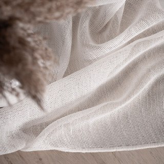 DALIDA Firana fantazyjna kreszowana, wysokość 300cm, kolor 002 off white 208133/OLO/002/000300/1