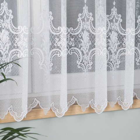 Firanka żakardowa, wysokość 160cm, kolor 001 biały 618495/000/001/000160/1