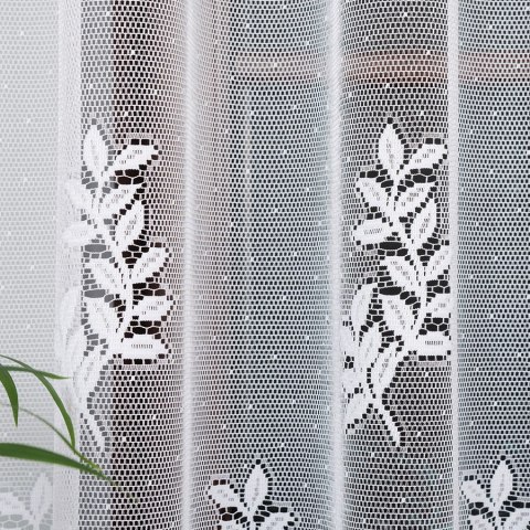 Firanka żakardowa, wysokość 250cm, kolor 001 biały 663117/000/001/000250/1 Firanka żakardowa, wysokość 250cm, kolor 001 biały 663117/000/001/000250/1