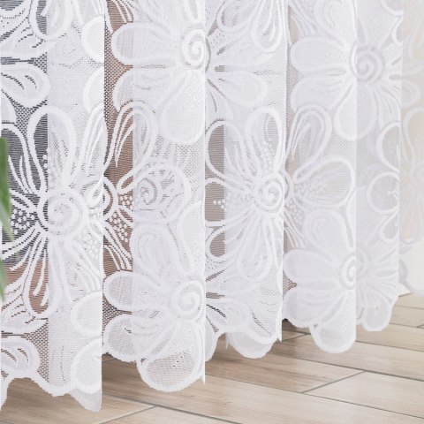 PATRYCJA Firanka żakardowa gotowa, szerokość 300 x wysokość 250cm, kolor 001 biały 049516/FBP/001/300250/1 PATRYCJA Firanka żakardowa gotowa, szerokość 300 x wysokość 250cm, kolor 001 biały 049516/FBP/001/300250/1