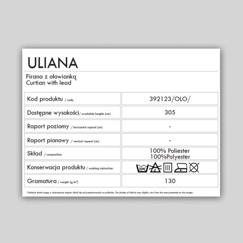 ULIANA (392123) Próbnik 392123/PRO/000/000000/1 ULIANA (392123) Próbnik 392123/PRO/000/000000/1
