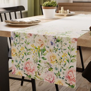 WIOSENNY OGRÓD Bieżnik NINA WODOODPORNA, listwa 38x160cm, kolor 001 P00184/KSP/L01/038160/1