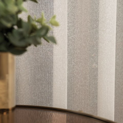 Firanka fantazyjna z ołowianką, wysokość 250cm, kolor 018 beżowy z błyskiem 000639/OLO/018/000250/1