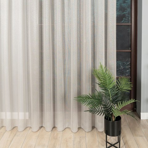 Firanka fantazyjna z ołowianką, wysokość 250cm, kolor 023 szary z błyskiem 000639/OLO/023/000250/1