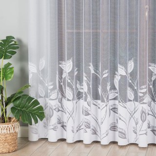 Firanka żakardowa, wysokość 250cm, kolor 001 biały 107207/000/001/000250/1