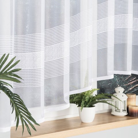 KLAUDYNA Firanka żakardowa gotowa, szerokość 300 x wysokość 160cm, kolor 001 biały 018970/FBL/001/300160/1 KLAUDYNA Firanka żakardowa gotowa, szerokość 300 x wysokość 160cm, kolor 001 biały 018970/FBL/001/300160/1