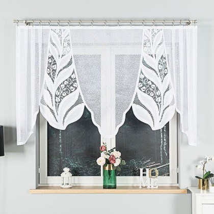 Firanka gotowa żakardowa MELANIA 120x250 cm kolor biały