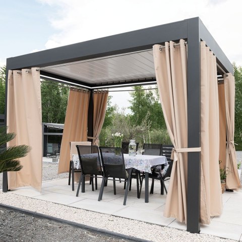 BELIS Tkanina dekoracyjna zewnętrzna premium, szerokość 150 cm, kolor 004 beżowy TD0030/TDW/004/150000/1 BELIS Tkanina dekoracyjna zewnętrzna premium, szerokość 150 cm, kolor 004 beżowy TD0030/TDW/004/150000/1