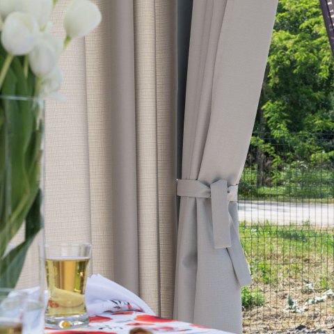 BELIS Tkanina dekoracyjna zewnętrzna premium, szerokość 150 cm, kolor 340 szarobeżowy TD0030/TDW/340/150000/1 BELIS Tkanina dekoracyjna zewnętrzna premium, szerokość 150 cm, kolor 340 szarobeżowy TD0030/TDW/340/150000/1