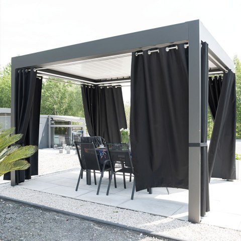 SIMBA Tkanina dekoracyjna zewnętrzna premium, szerokość 150 cm, kolor 012 czarny TD0027/TDW/012/150000/1 SIMBA Tkanina dekoracyjna zewnętrzna premium, szerokość 150 cm, kolor 012 czarny TD0027/TDW/012/150000/1