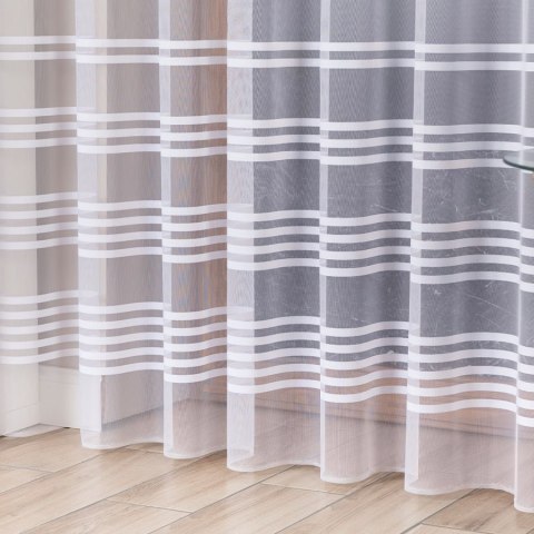 Firanka gotowa żakardowa KALINA 250x200 cm kolor biały Firanka gotowa żakardowa KALINA 250x200 cm kolor biały