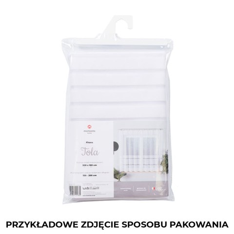 Firanka gotowa żakardowa KALINA 250x200 cm kolor biały ze srebrnym lurexem Firanka gotowa żakardowa KALINA 250x200 cm kolor biały ze srebrnym lurexem
