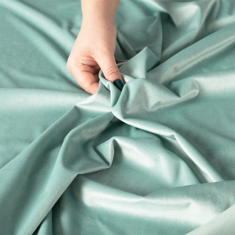 Tkanina dekoracyjna VELVI wysokość 300 cm kolor miętowy