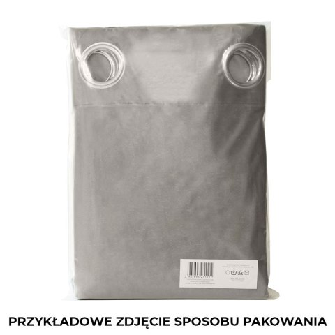 GARDENIA Zasłona gotowa na przelotkach, szerokość 140cm x wysokość 240cm, kolor 039 czarny TD0025/ZGP/039/140240/1 GARDENIA Zasłona gotowa na przelotkach, szerokość 140cm x wysokość 240cm, kolor 039 czarny TD0025/ZGP/039/140240/1