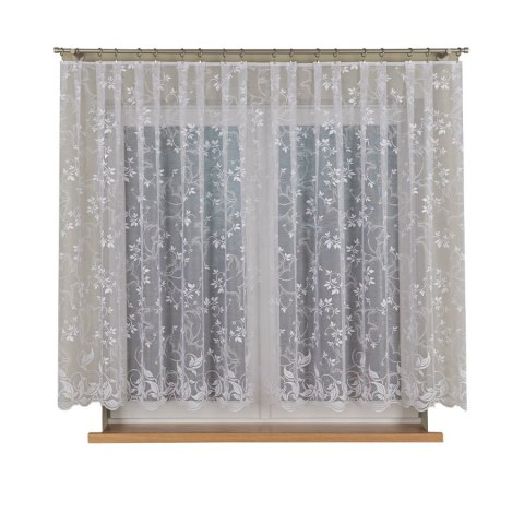Firanka żakardowa, wysokość 150cm, kolor 001 biały 342410/000/001/000150/1