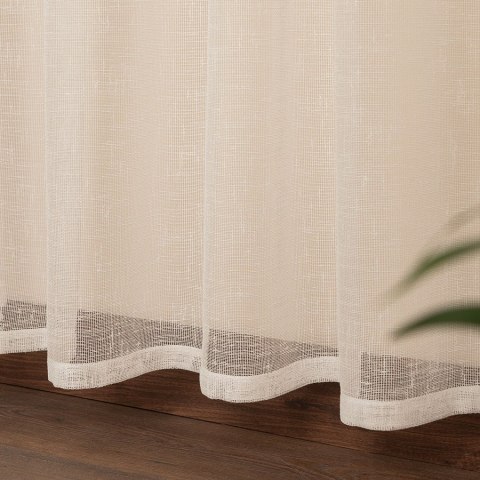 INEZ Firanka gotowa, szerokość 145 x wysokość 245cm, kolor 008 kremowy 017756/FGT/008/145245/1