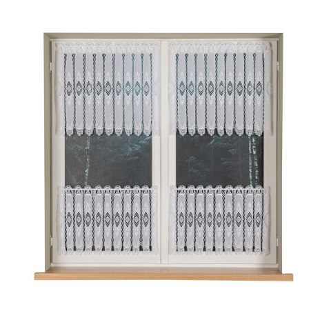 Zazdrostka haftowana panelowa na batyście, wysokość 60cm, kolor 001 biały 015620/420/001/000060/1 Zazdrostka haftowana panelowa na batyście, wysokość 60cm, kolor 001 biały 015620/420/001/000060/1