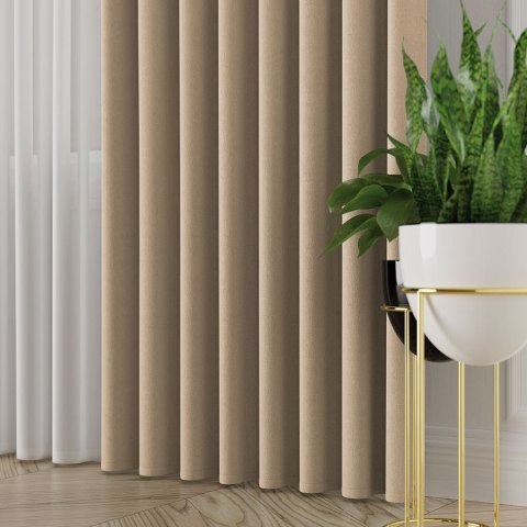 ALUNA Tkanina dekoracyjna, wysokość 300cm, kolor 002 cappucino 318738/TDP/002/000300/1