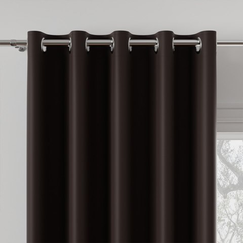 DONA Tkanina dekoracyjna typu blackout, wysokość 280cm, kolor 322 ciemny brązowy TD0015/TDP/322/000280/1 DONA Tkanina dekoracyjna typu blackout, wysokość 280cm, kolor 322 ciemny brązowy TD0015/TDP/322/000280/1