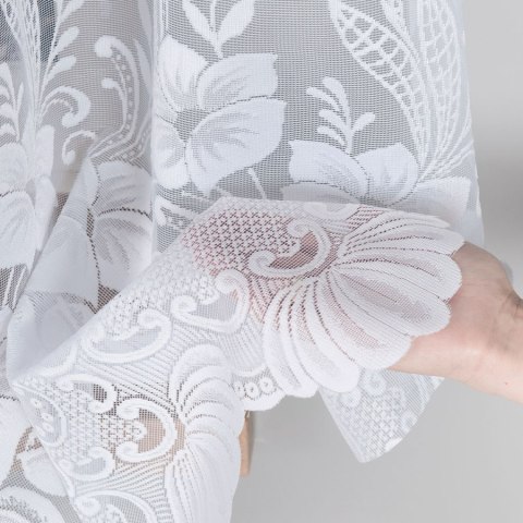 Firanka żakardowa ze wzorem po całości, wysokość 150cm, kolor 001 biały 018041/000/001/000160/1 Firanka żakardowa ze wzorem po całości, wysokość 150cm, kolor 001 biały 018041/000/001/000160/1