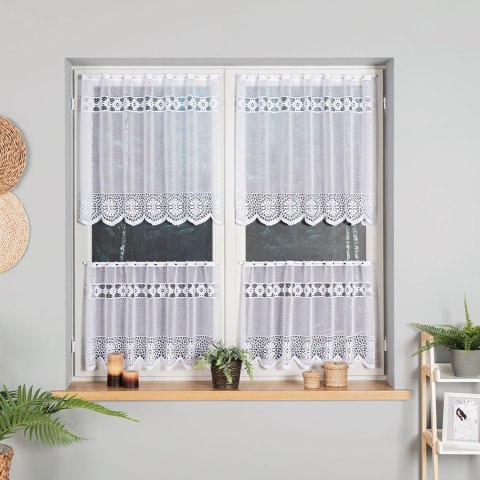 Zazdrostka żakardowa, wysokość 70cm, kolor 001 biały 779040/000/001/000070/1 Zazdrostka żakardowa, wysokość 70cm, kolor 001 biały 779040/000/001/000070/1