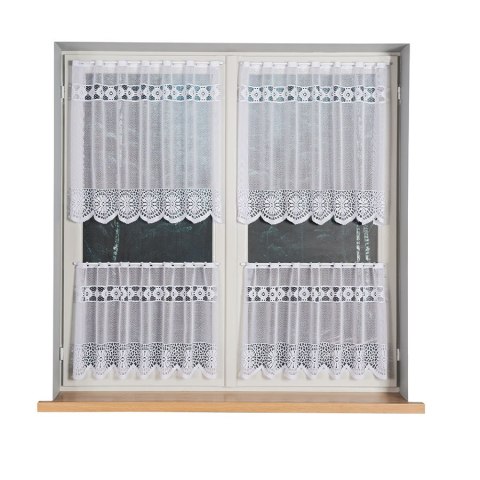 Zazdrostka żakardowa, wysokość 70cm, kolor 001 biały 779040/000/001/000070/1 Zazdrostka żakardowa, wysokość 70cm, kolor 001 biały 779040/000/001/000070/1