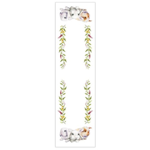KRÓLIKI WIELKANOCNE Bieżnik NINA WODOODPORNA, 38x140cm, kolor 002 zielony PWI222/KSP/C02/038140/1 KRÓLIKI WIELKANOCNE Bieżnik NINA WODOODPORNA, 38x140cm, kolor 002 zielony PWI222/KSP/C02/038140/1
