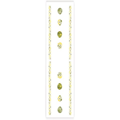 LUDOWE PISANKI Bieżnik NINA WODOODPORNA, 38x160cm, kolor 002 zielony PWI216/KSP/C02/038160/1 LUDOWE PISANKI Bieżnik NINA WODOODPORNA, 38x160cm, kolor 002 zielony PWI216/KSP/C02/038160/1