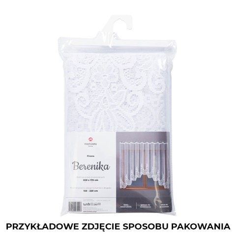 Firanka gotowa żakardowa BERENIKA 120x330 cm kolor biały