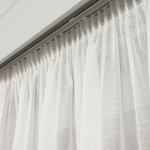 Firanka fantazyjna 001201 wysokość 300 cm kolor kremowy